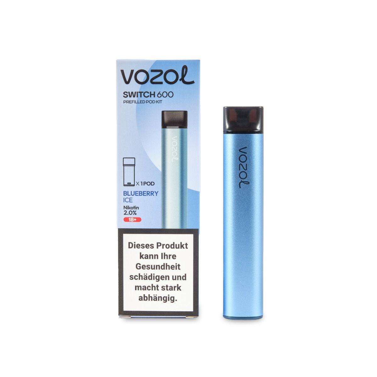 VOZOL Switch 600 Kit 20mg/ml 400mAh 600 Züge MHD+